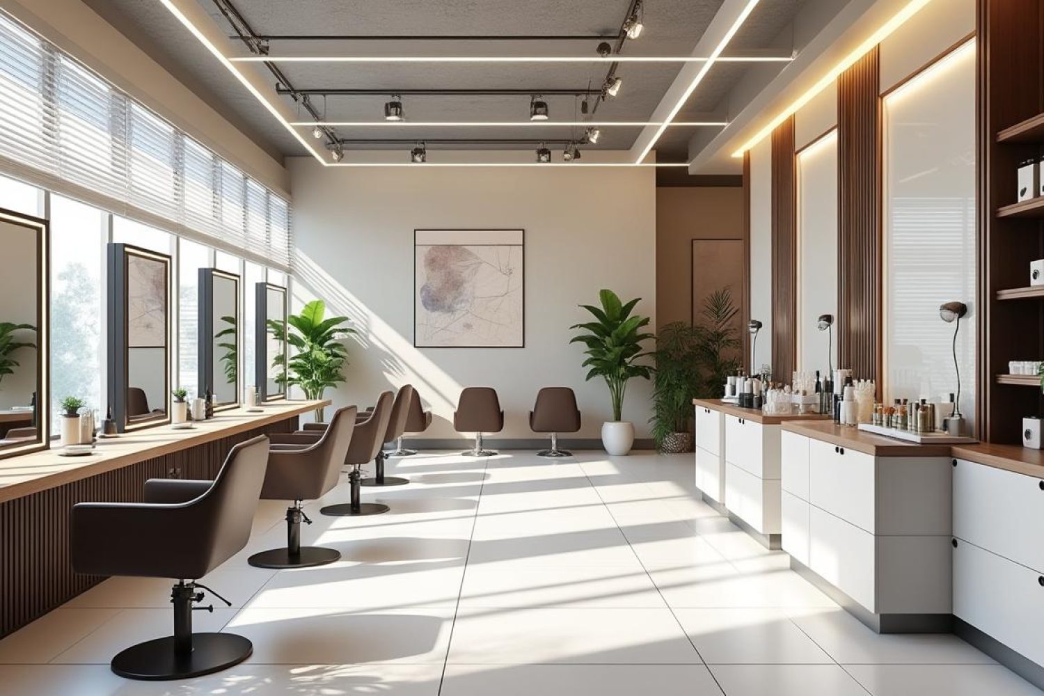 Comment aménager un salon de coiffure : astuces d’organisation et de décoration pour un espace réussi