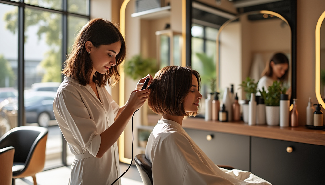 découvrez le prix d'un lissage français en fonction de la longueur de vos cheveux et choisissez la formule adaptée à vos besoins.