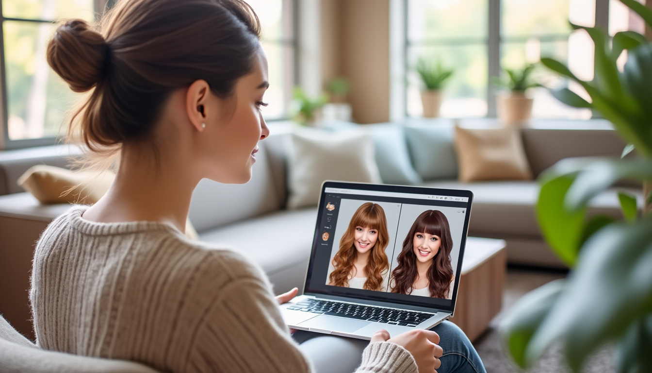 essayez virtuellement votre future couleur de cheveux grâce à un simulateur en ligne facile et rapide. visualisez le résultat avant de changer de look !